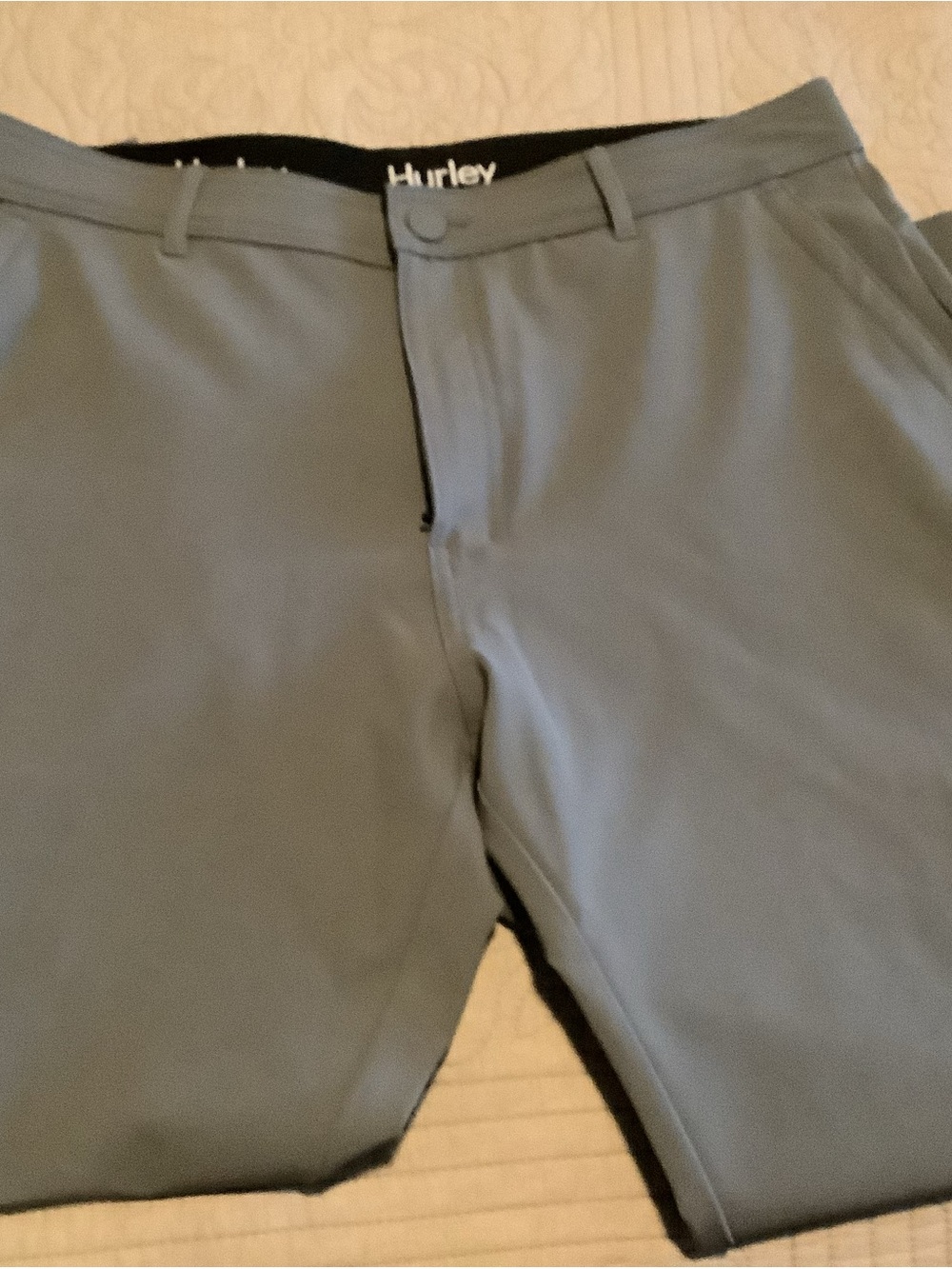Hurley Men's Light Gray Tech Pants